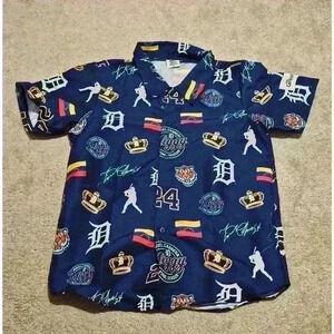 Miguel Cabrera Hawaiian Shirt Detroit Tigers SGA 9/30/23 Size: M